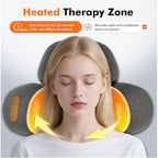 Cross-border cervical pillow for cervical spine support, massage, non-traction, heating, repair, cylindrical shape, sleep aid, and neck support.