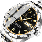 Swiss-Style Men's Dual Calendar Quartz Watch | Aladinae