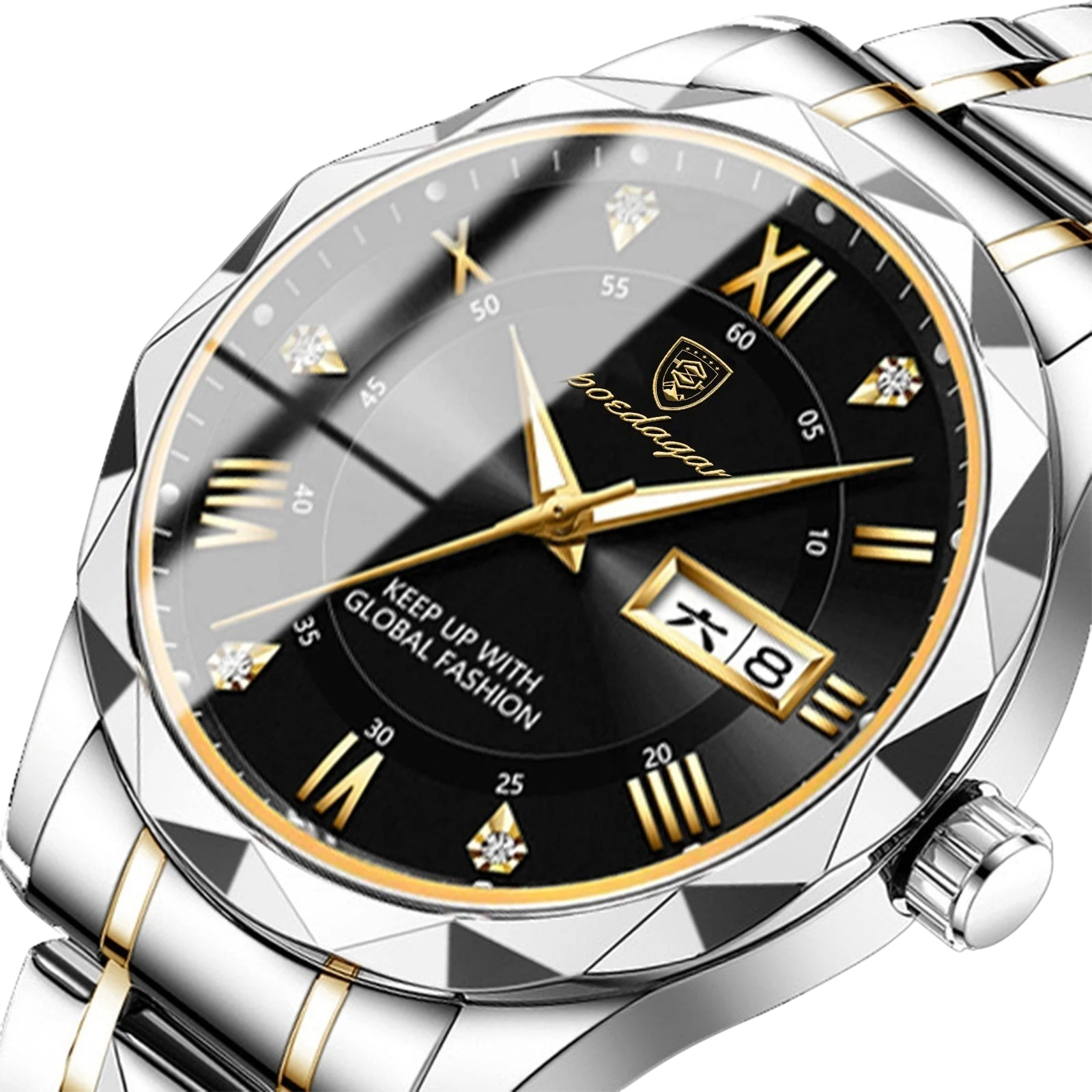 Swiss-Style Men's Dual Calendar Quartz Watch | Aladinae