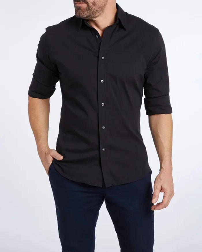 Men's Zipper Oxford Shirt – Hidden Zip Design | Aladinae