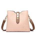 Bag women's bag new style 2021 Messenger shoulder bag women hit color fashion women's bucket bag women Europe and America one piece dropshipping