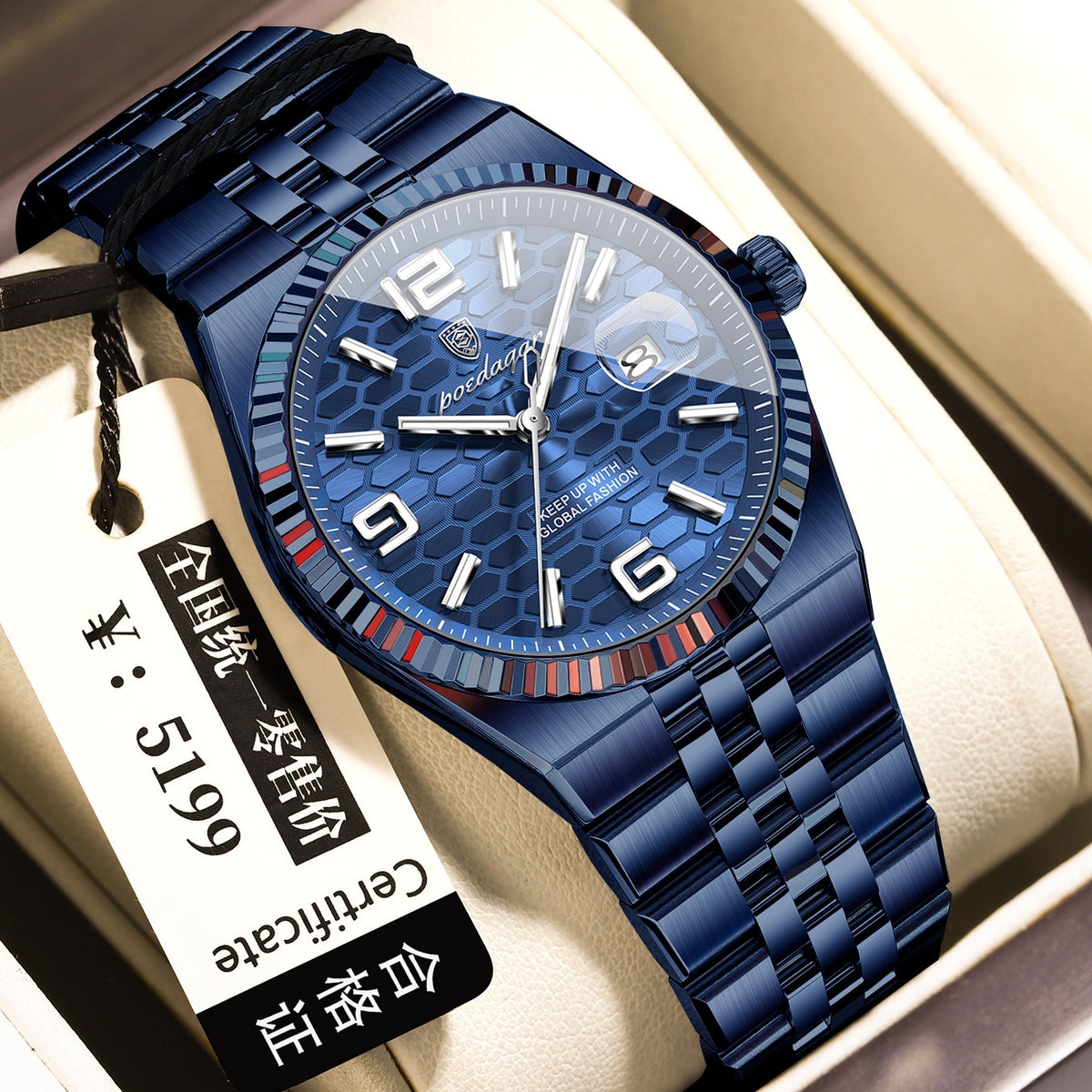 Women's Waterproof Quartz Watch - Luminous Calendar