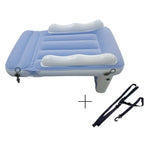 Amazon baby inflatable mattress, children's car rear seat folding car mat, outdoor travel thickened flocked air mattress