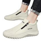 Men's Slip-On Safety Work Shoes – Side Zip | Aladinae