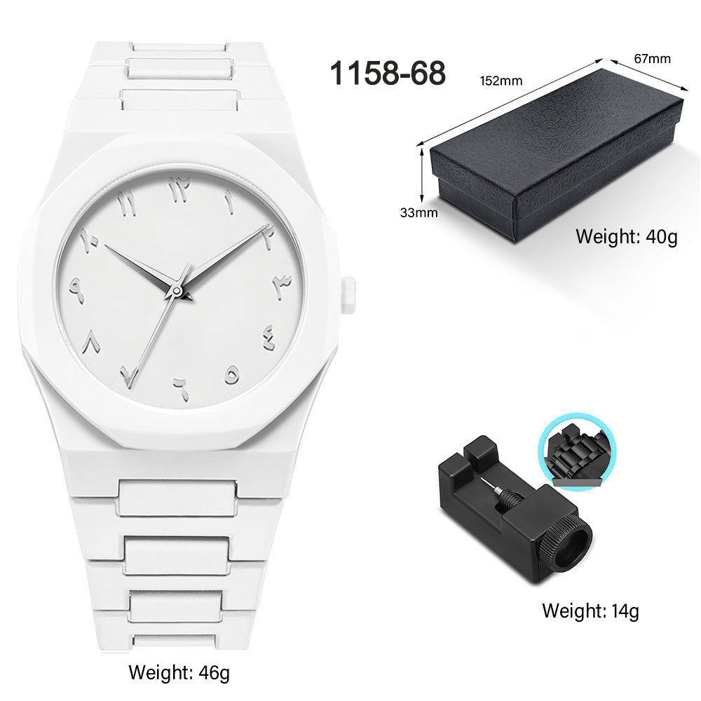 SHUAIKE new personality fashion large dial women's watch candy color trend fashion watch decorative color watch