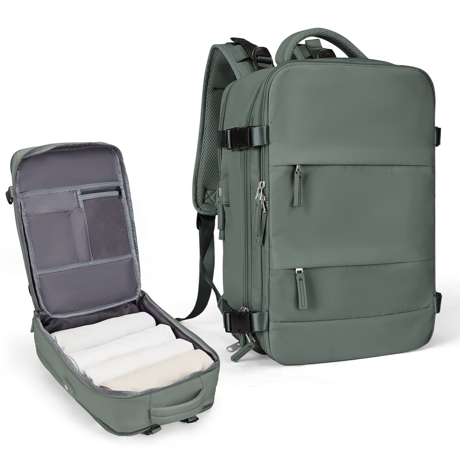 Spot Amazon waterproof travel bag backpack USB luggage school bag travel toiletries set fashion wholesale