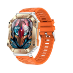 Foreign trade wholesale outdoor three-proof KR80 compass altitude barometer Bluetooth music phone men's smart watch