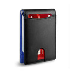 RFID Genuine Leather Card Holder – 12 Card Slots | Aladinae