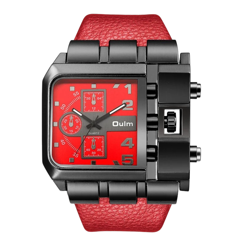 Oulm Men's Large Dial Quartz Watch | Aladinae