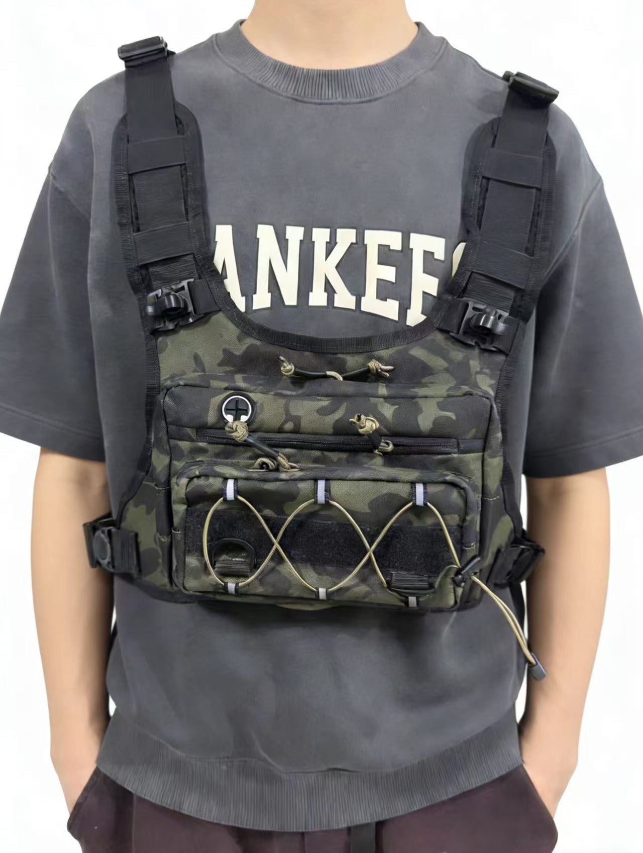 New tactical chest pack, multi-functional trail running bag, travel portable hiking bag, cycling backpack, Amazon bestseller.