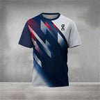 Men's Quick-Dry Mesh T-Shirt - Short Sleeve, Crew Neck