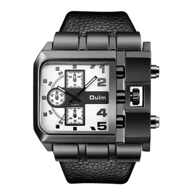 Oulm Men's Large Dial Quartz Watch | Aladinae