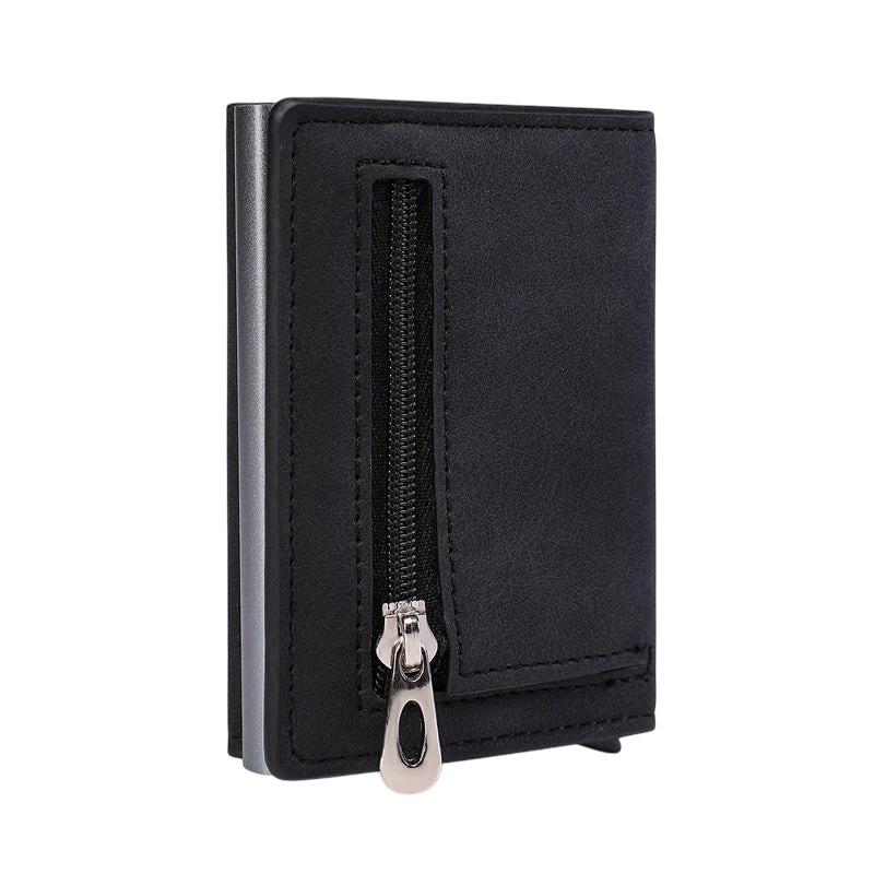 RFID Blocking Card Holder – PU Leather Wallet | Aladinae