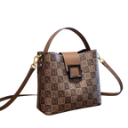 High-end light luxury women's bag 2022 new printed bucket bag, versatile and fashionable women's portable shoulder bag bags