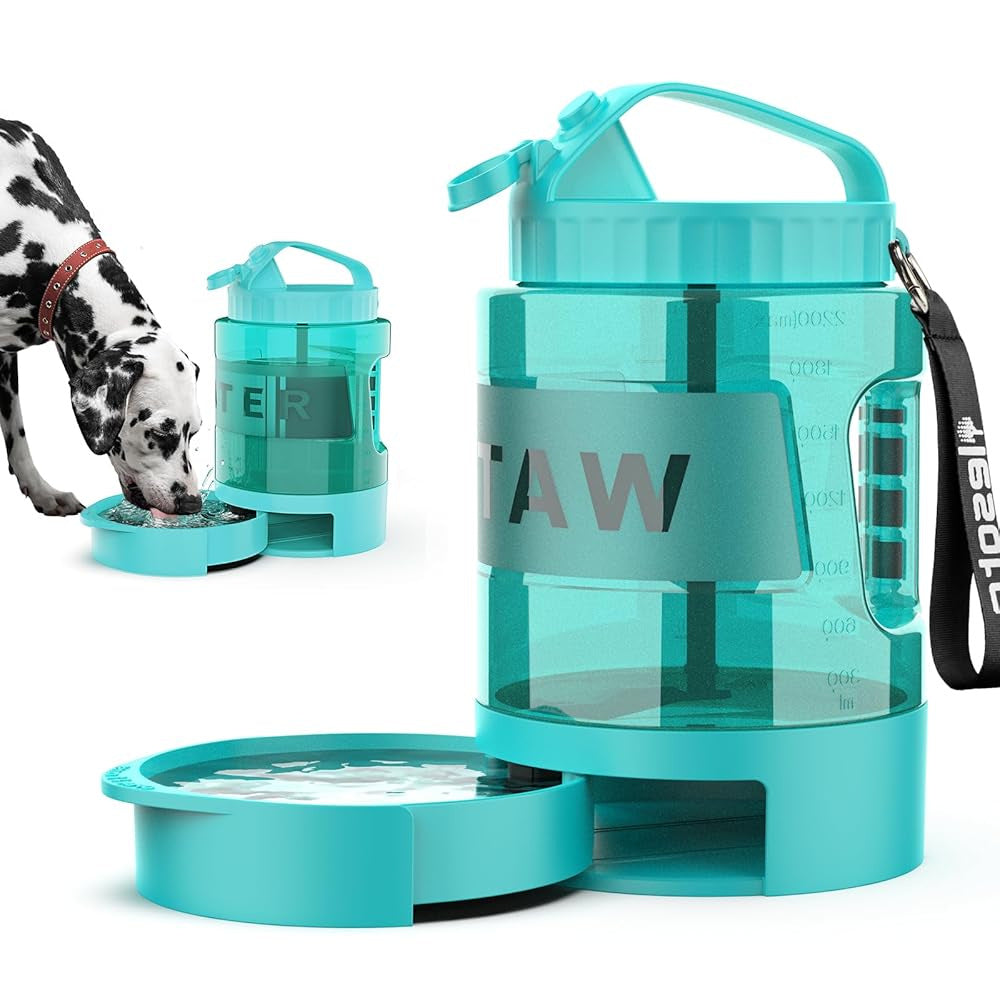 Amazon Bestseller 2.2L Dog Water Bottle, Large Capacity, Outdoor Sports Water Bottle, Outdoor Cat and Dog Water Bottle