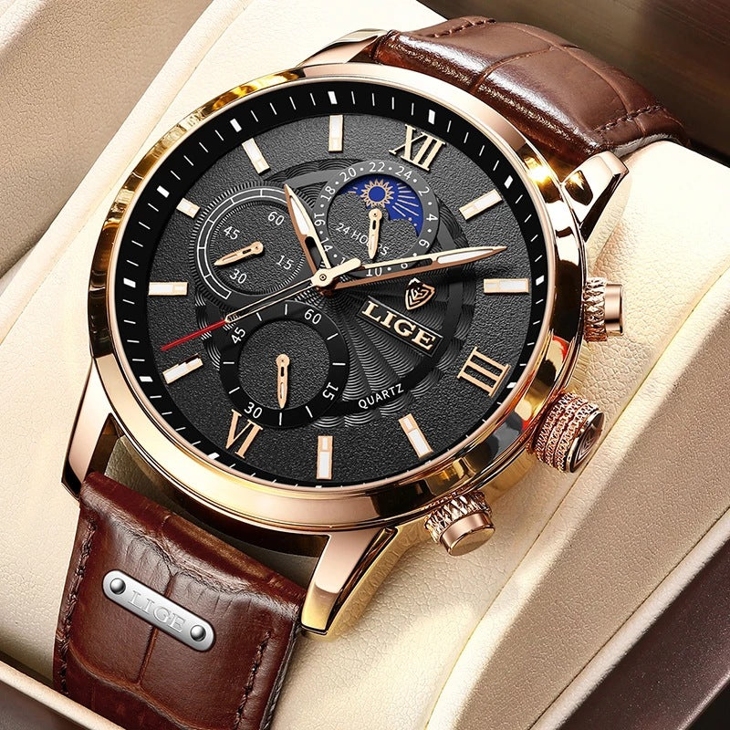 Men's Multi-Function Chronograph Quartz Watch