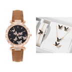 Women's Butterfly Design Watch - Simple, Casual