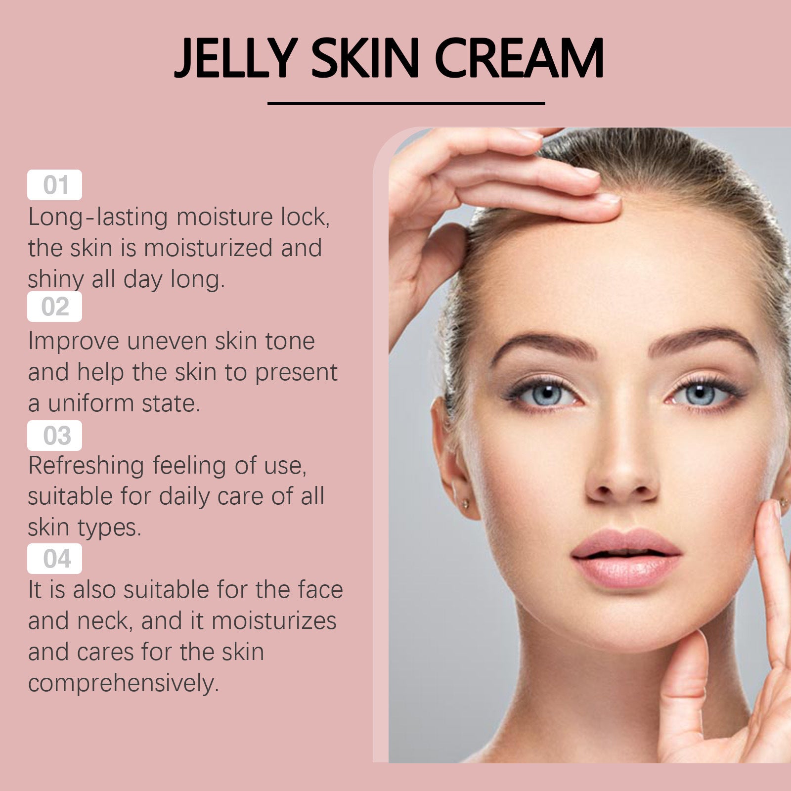 HOYGI Collagen Jelly Cream - Hydrating, Nourishing, and Brightening Facial Moisturizer