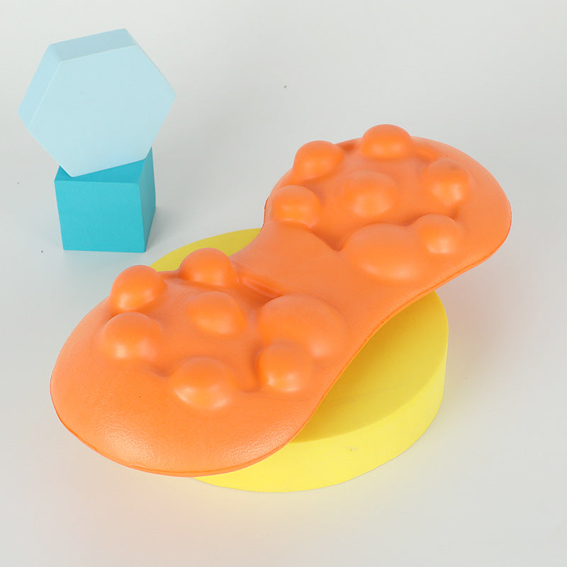 EVA massage pillow, cervical and spinal relaxation frame, cervical massage pillow, shoulder and neck pillow, EVA hot-pressed injection molded neck support and lumbar support.