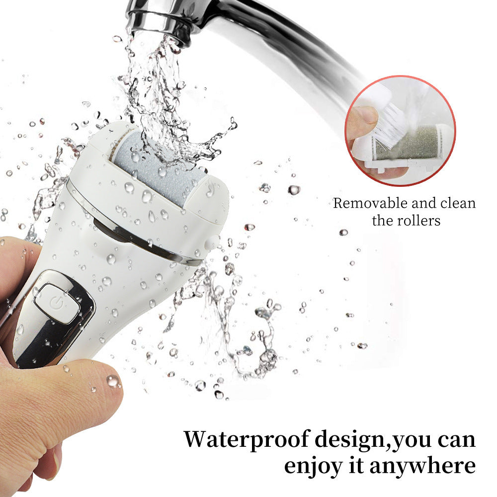 Cross-border electric foot grinder, automatic rechargeable foot skin remover, callus grinding knife, pedicure machine, drop shipping