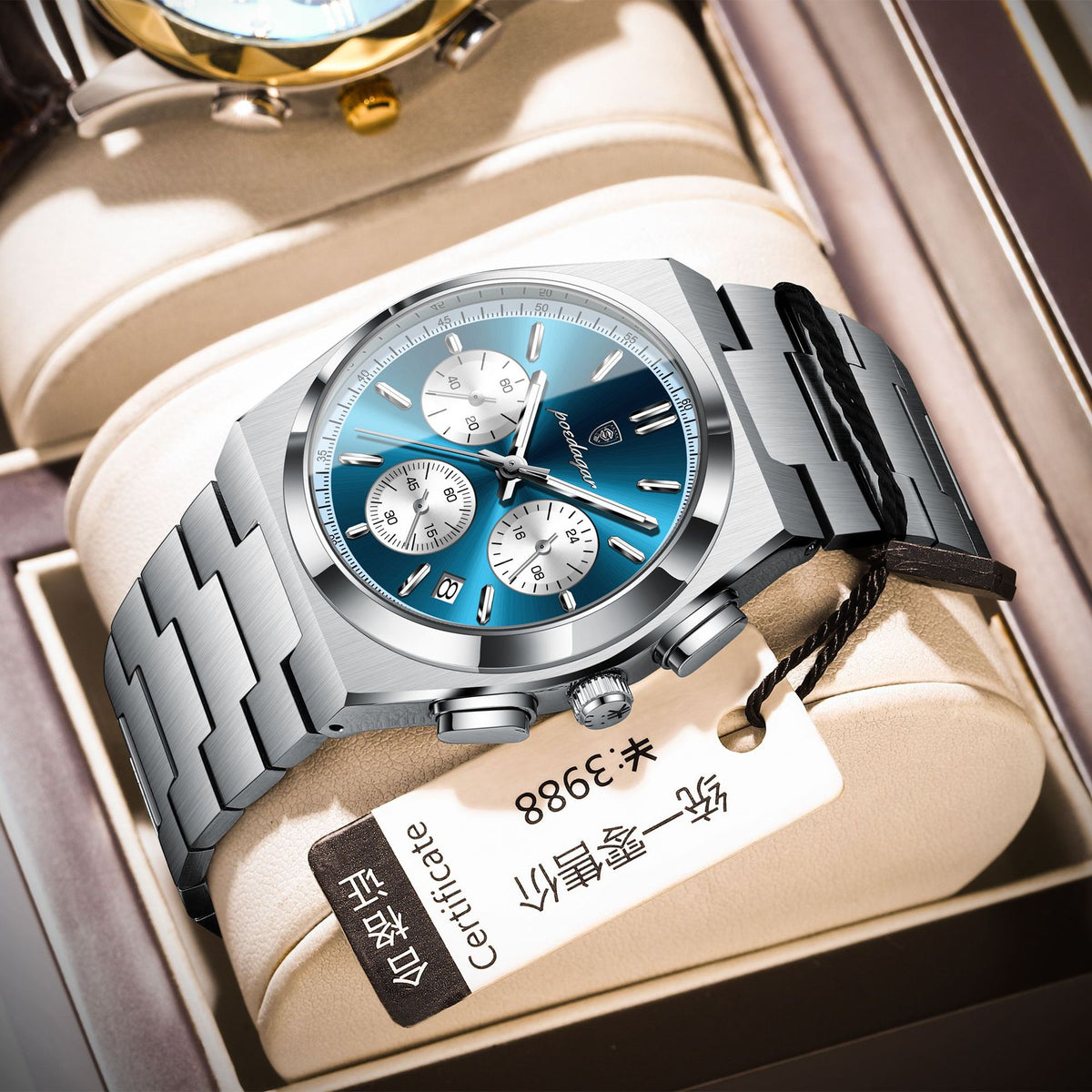 Men's Multi-Function Luminous Quartz Watch - Waterproof