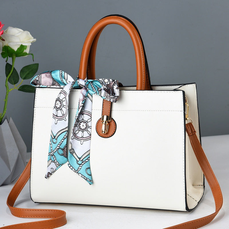 Fashion ladies bag large capacity bag crossbody mother style solid color net celebrity simple western style small bag bags