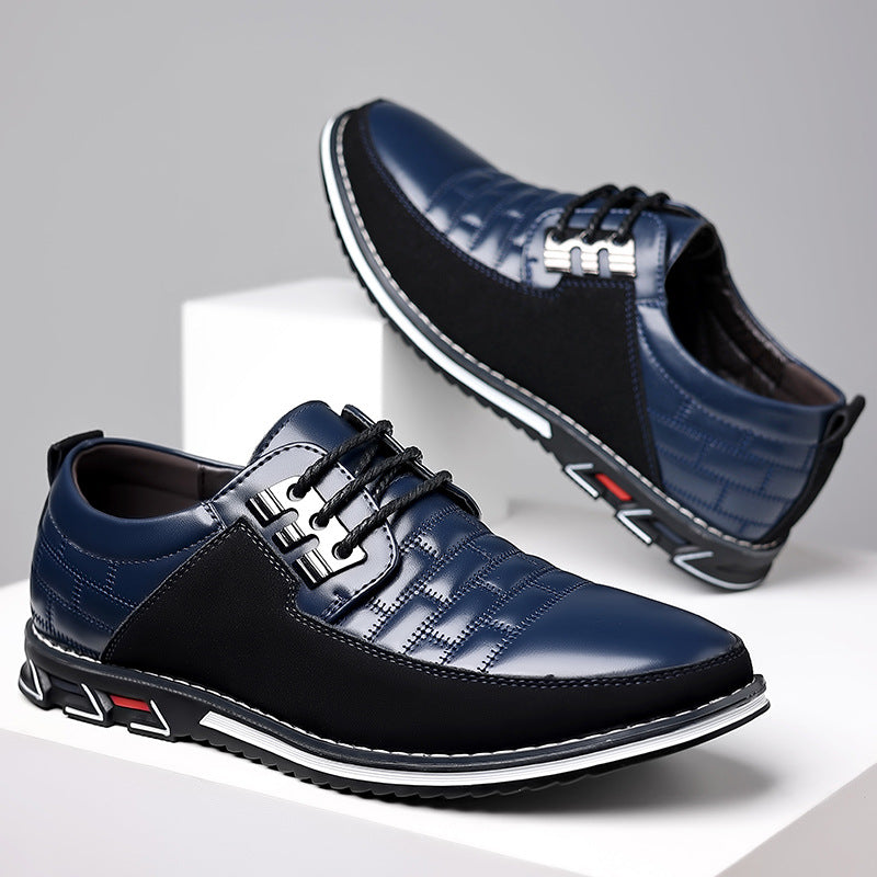 Men's White Leather Casual Shoes – Sizes 38-52 | Aladinae