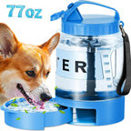 Amazon Bestseller 2.2L Dog Water Bottle, Large Capacity, Outdoor Sports Water Bottle, Outdoor Cat and Dog Water Bottle