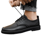 Men's Black British Brogue Shoes | Aladinae