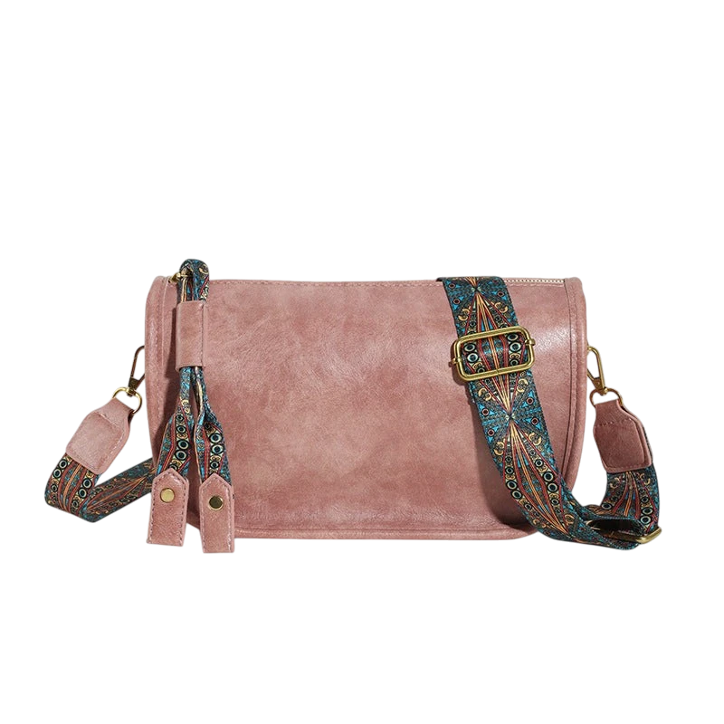 Clearance stock foreign trade popular bags for women 2024 autumn and winter fashion wide band high-end messenger bag niche high-end texture