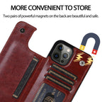 iPhone Wallet Case - Leather, Card Holder, Stand