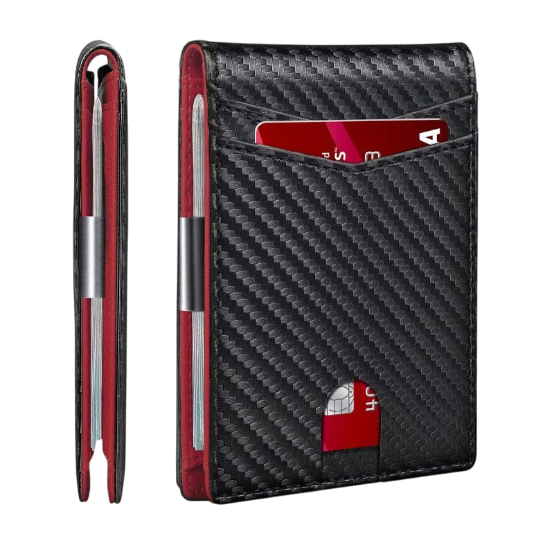 RFID Genuine Leather Card Holder – 12 Card Slots | Aladinae
