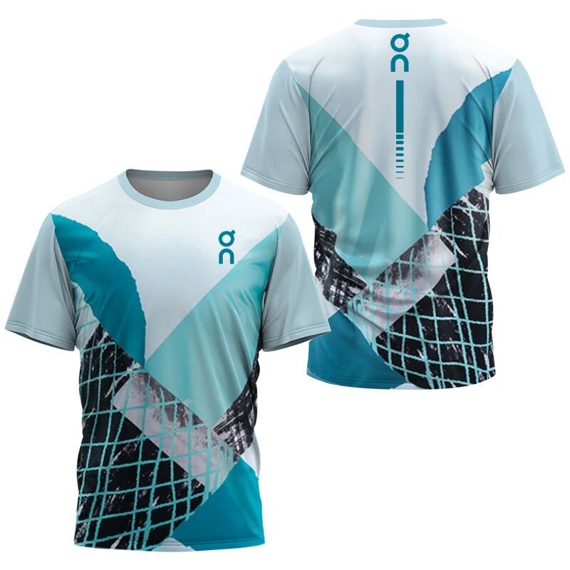 Men's Quick-Dry Mesh T-Shirt - Short Sleeve, Crew Neck
