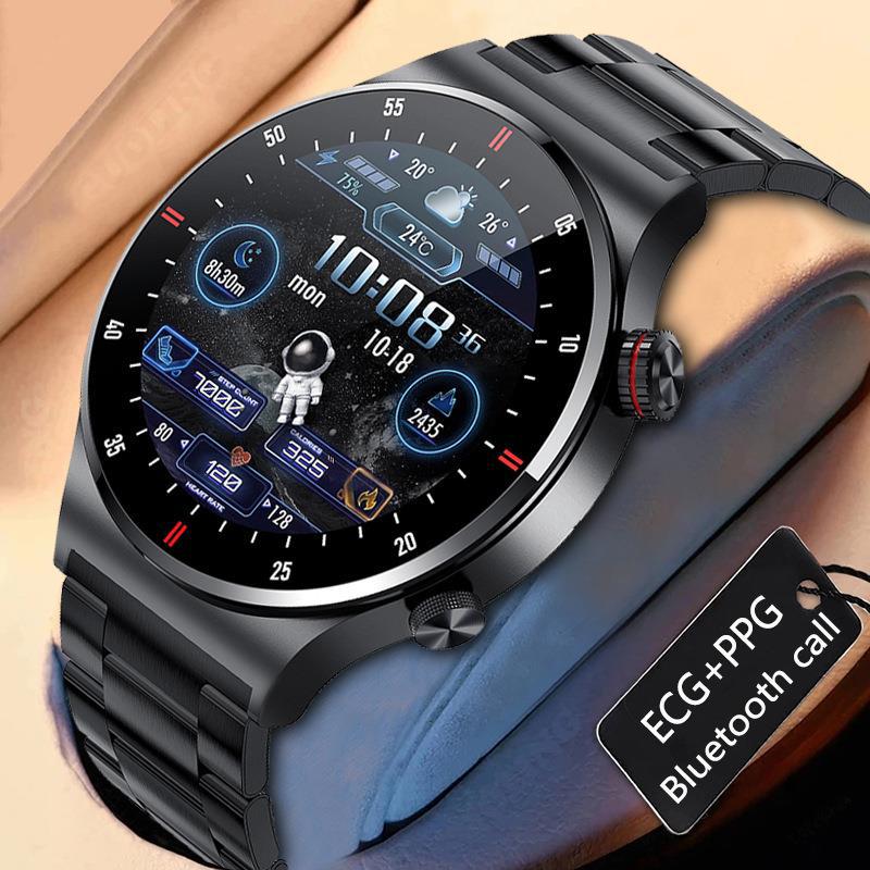 New QW33 Smart Watch ECG+PPG Music Player Pedometer Bluetooth Call Smart Watch