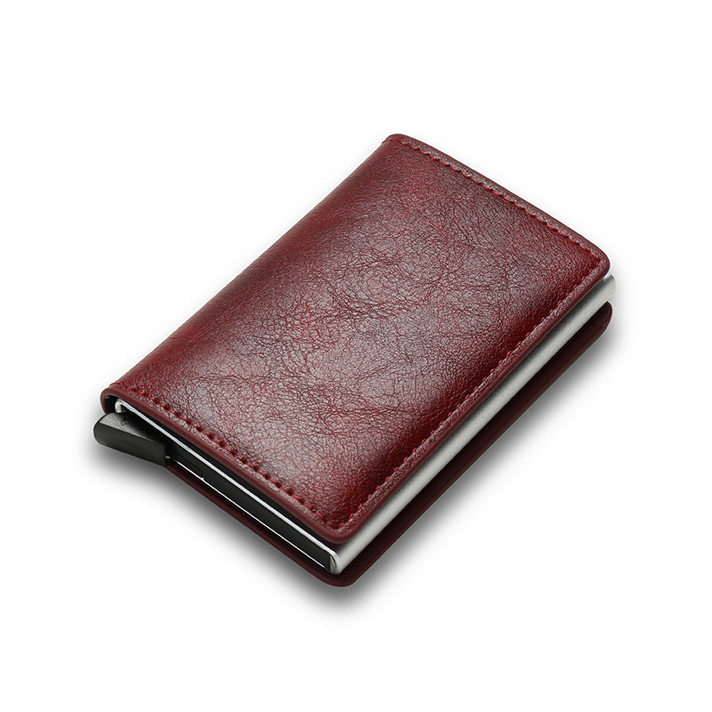Men's Carbon Fiber Card Holder Wallet - RFID Blocking