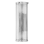 Amazon Rolling BBQ Basket Outdoor BBQ Grill Basket 304 Stainless Steel Perforated BBQ Tube BBQ Net