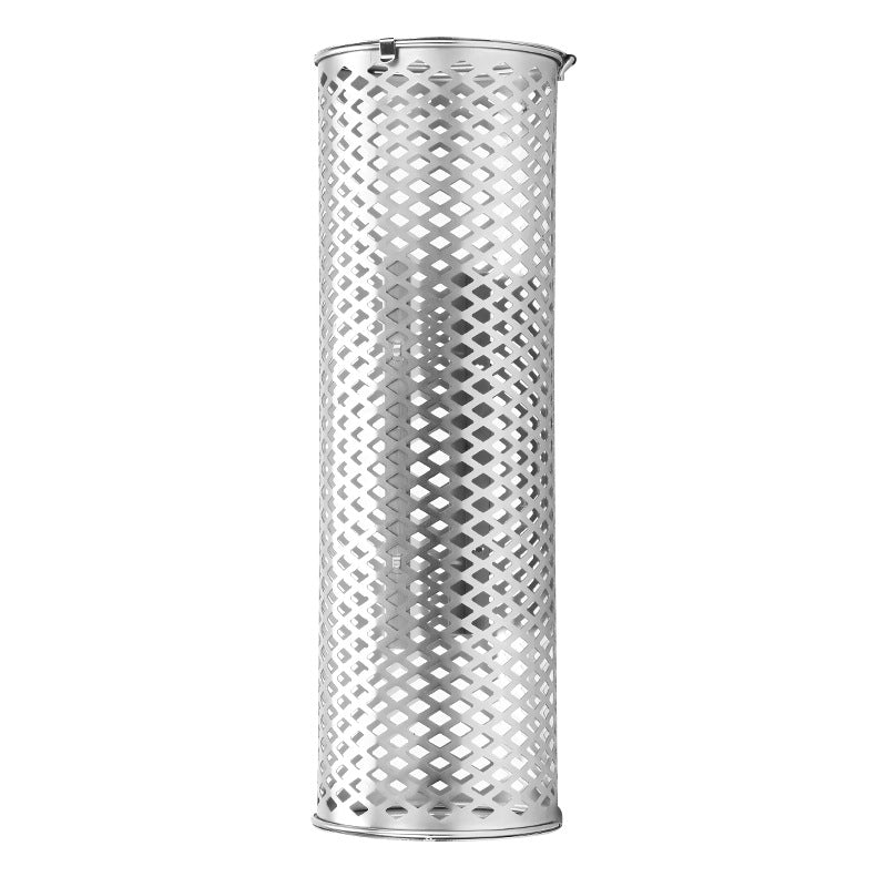 Amazon Rolling BBQ Basket Outdoor BBQ Grill Basket 304 Stainless Steel Perforated BBQ Tube BBQ Net