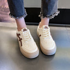 Women's shoes 2024 new spring and autumn thick-soled white shoes women's retro Forrest Gump shoes student casual shoes sports shoes