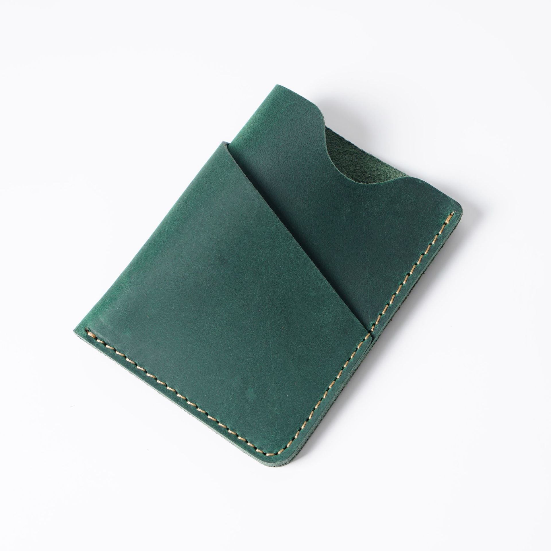 Men's Crazy Horse Leather Card Holder & Coin Purse | Aladinae