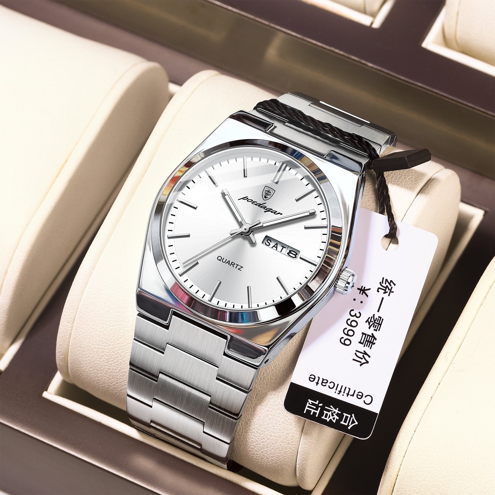 Men's Ultra-Thin Quartz Watch | Aladinae