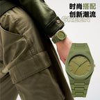 Women's Large Dial Watch - Plastic Strap