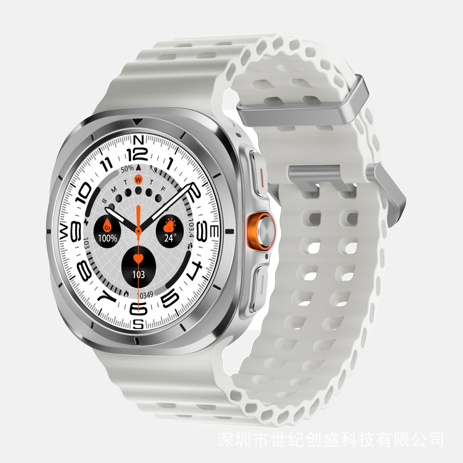 2025 New HD W7 Ultra Smart Watch Multi-function Bluetooth Call Smart Sports Heart Rate Watch