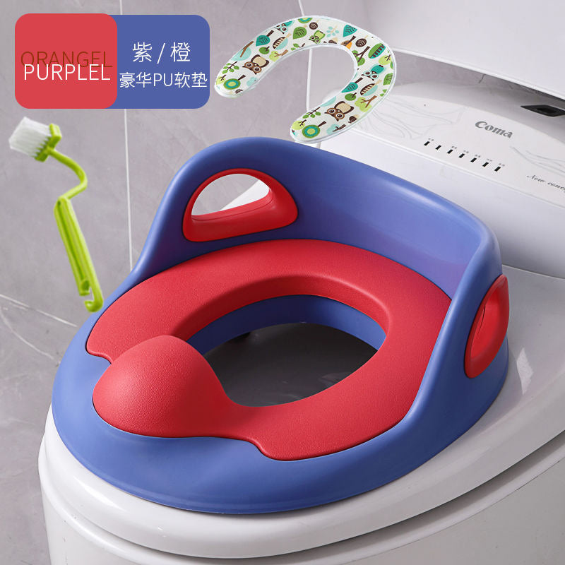 Children's toilet seat baby toilet seat children boys and girls enlarged toilet cushion infant toilet seat