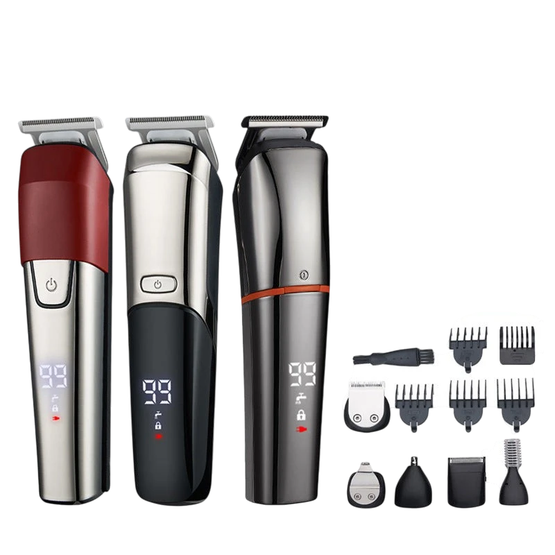 6-in-1 Men's Hair Clipper & Grooming Kit – Waterproof | Aladinae