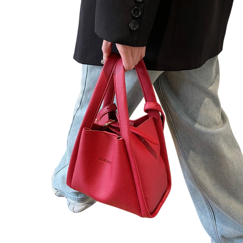High-end niche 2025 new style tote basket bags, cross-border large capacity mother and daughter bag, crossbody bag, shoulder bag, bucket bag