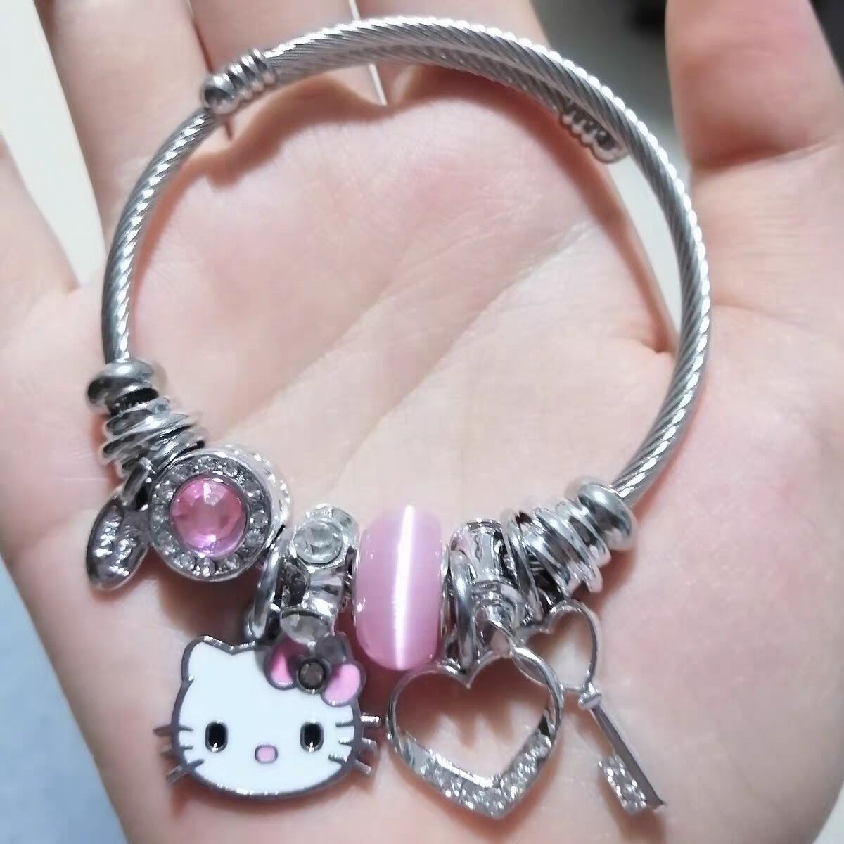 Korea Dongdaemun small fresh crystal cute cat personality forest student best friend bracelet bracelet female bracelet bracelet