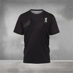 Men's Quick-Dry Mesh T-Shirt - Short Sleeve, Crew Neck