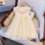 Girls' Princess Vest Summer Dress