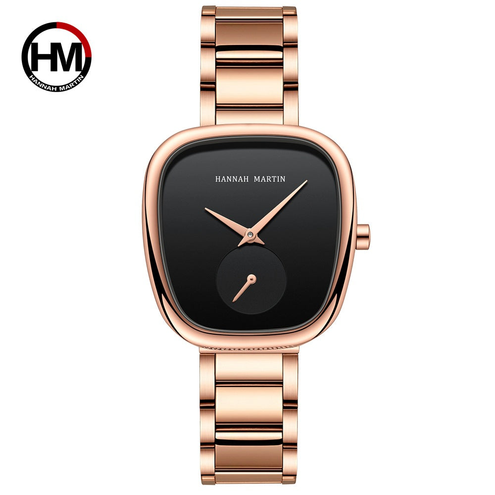 Women's Steel Barrel Dial Quartz Watch - Two-Hand