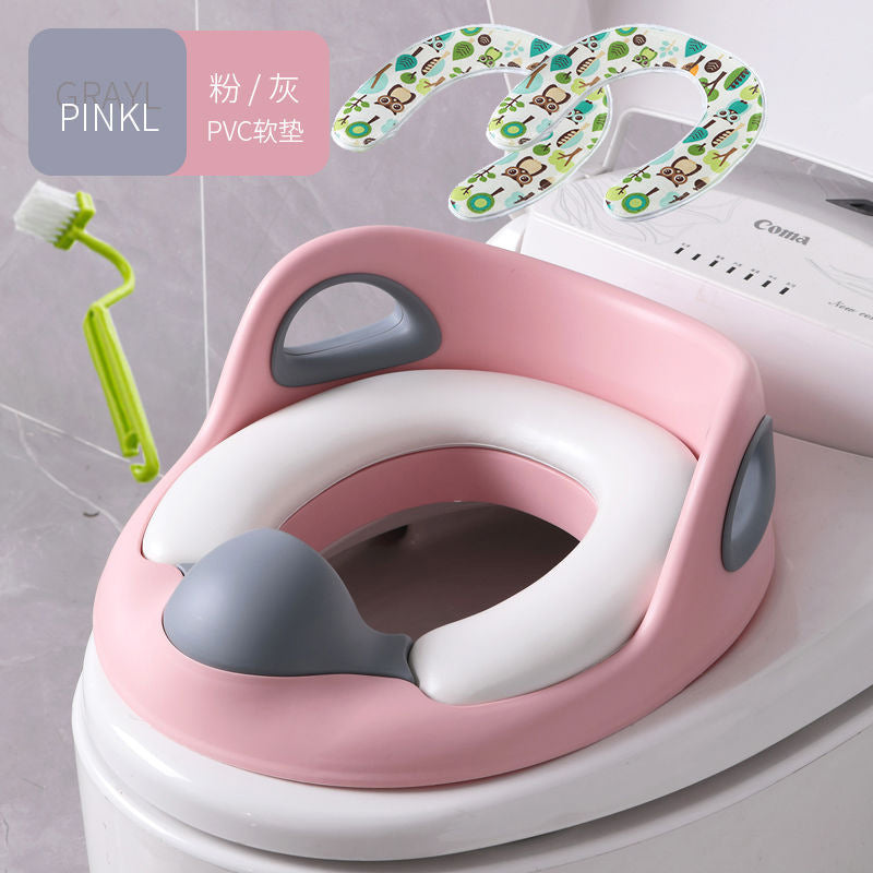 Children's toilet seat baby toilet seat children boys and girls enlarged toilet cushion infant toilet seat